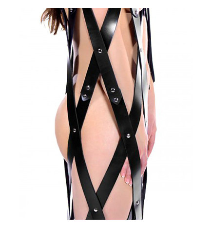 Hanging Leather Strap Cage