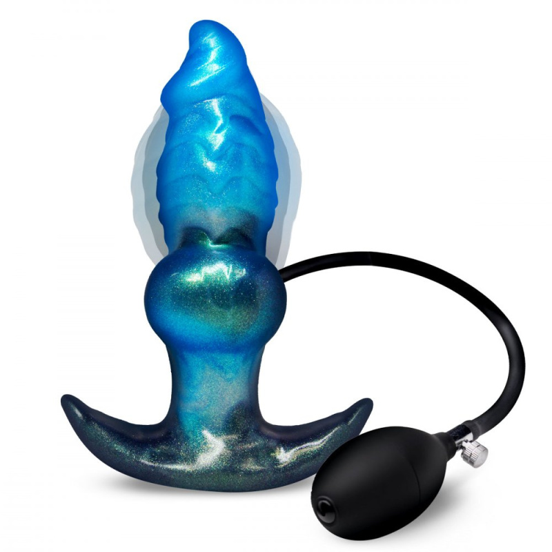 Blizzard Inflatable Silicone Anal Plug