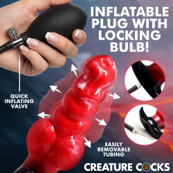 Blaze Inflatable Silicone Anal Plug