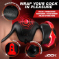 Helmet Humper Gyrating & Vibrating Silicone Masturbator