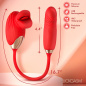 Bliss Kiss Kissing Clitoral Stimulator w/ Thrusting Vibrator Bliss Kiss Kissing Clitoral Stimulator w/ Thrusting Vibrator
