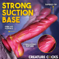 Vespid Thrusting & Vibrating Silicone Dildo