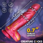 Vespid Thrusting & Vibrating Silicone Dildo
