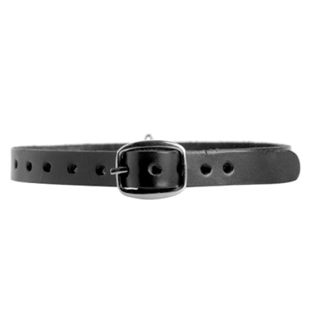 Leather Choker with O-Ring