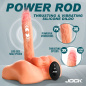 Power Rod Thrusting & Vibrating Dildo w/ Remote Control Power Rod Thrusting & Vibrating Dildo w/ Remote Control