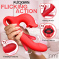 Kissing & Flicking Silicone Vibrator Kissing & Flicking Silicone Vibrator