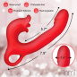 Kissing & Flicking Silicone Vibrator Kissing & Flicking Silicone Vibrator