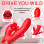 Kissing & Flicking Silicone Vibrator Kissing & Flicking Silicone Vibrator