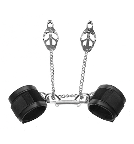 Cuff to Clamps Bondage Kit