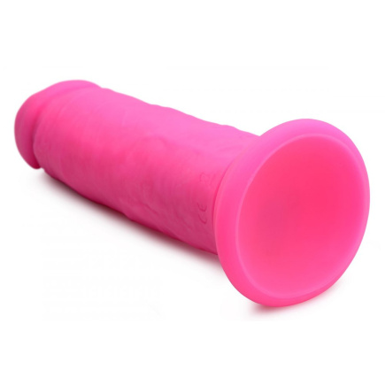 Power Player 28X Vibrating Silicone Dildo with Remote