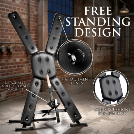St. Andrew's Cross with Sex Machine