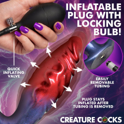 Anal Invader Inflatable Silicone Anal Plug