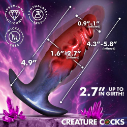 Anal Invader Inflatable Silicone Anal Plug