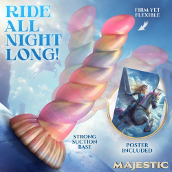Aurora Unicorn Silicone Dildo