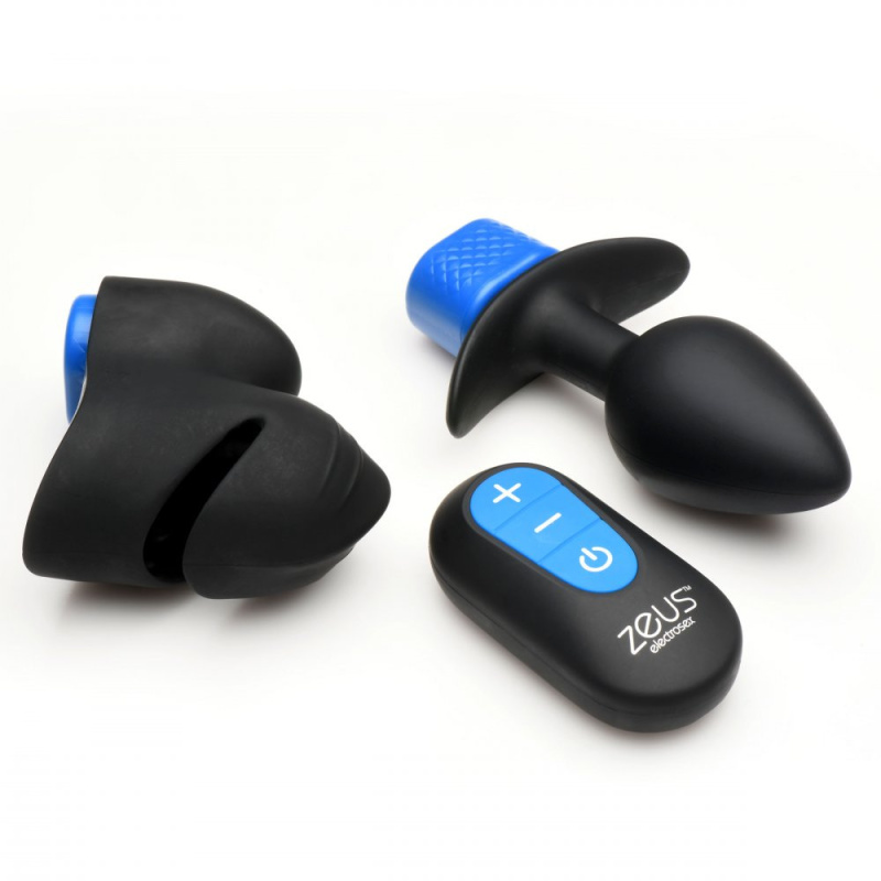 Anal Plug & Head Teaser E-Stim Kit Anal Plug & Head Teaser E-Stim Kit