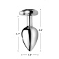 Black Heart Gem Anal Plug Black Heart Gem Anal Plug