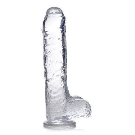 Jock C-Thru Uncut Dildo with Balls