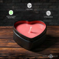 Burning Heart Blacklight Reactive Heart Drip Candle Set of 3 Burning Heart Blacklight Reactive Heart Drip Candle Set of 3
