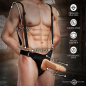 Magnum 9" Hollow Silicone Dildo w/ Harness Magnum 9" Hollow Silicone Dildo w/ Harness