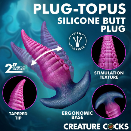 Plug-Topus Silicone Butt Plug
