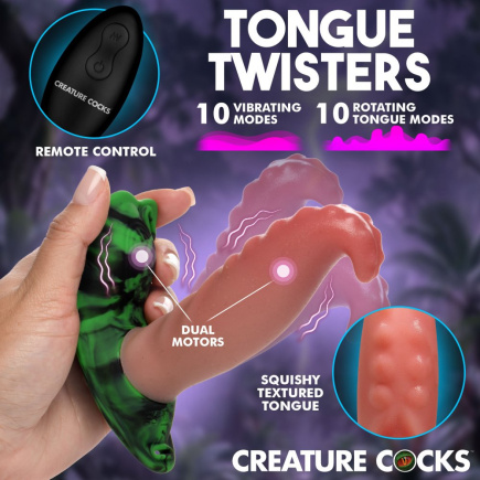 Tongue Twister Panty Vibe w/ Harness