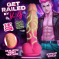 K-Pop Idols K.G. Silicone Dildo with Balls