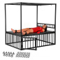 Bondage Bed with Cage Bondage Bed with Cage