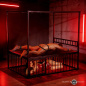 Bondage Bed with Cage Bondage Bed with Cage