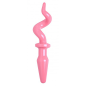 Piggy Tail Anal Plug - Pink
