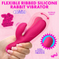 Flexible Ribbed Silicone Rabbit Vibrator Flexible Ribbed Silicone Rabbit Vibrator