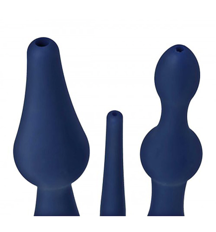 Universal 3 Piece Silicone Enema Attachment Set