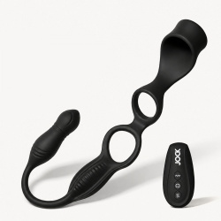 Hype Max Thrusting & Vibrating Anal Plug w/C-Ring