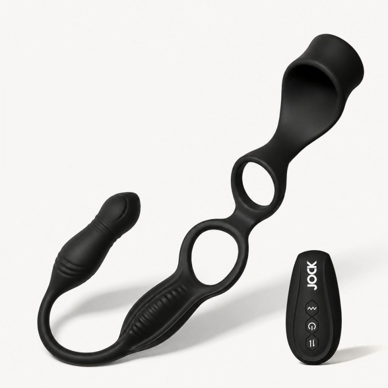 Hype Max Thrusting & Vibrating Anal Plug w/C-Ring Hype Max Thrusting & Vibrating Anal Plug w/C-Ring