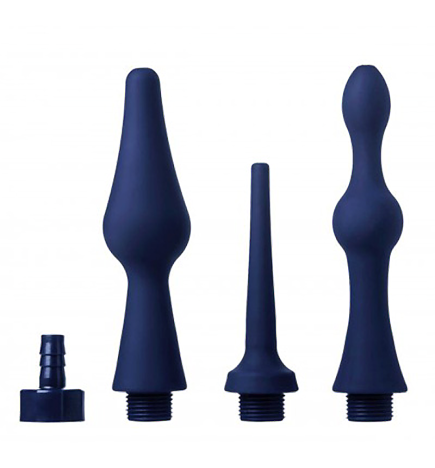 Universal 3 Piece Silicone Enema Attachment Set