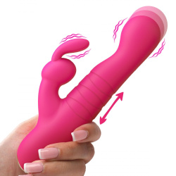 Thrusting Silicone Rabbit Vibrator