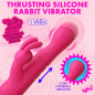 Thrusting Silicone Rabbit Vibrator Thrusting Silicone Rabbit Vibrator
