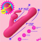 Thrusting Silicone Rabbit Vibrator Thrusting Silicone Rabbit Vibrator