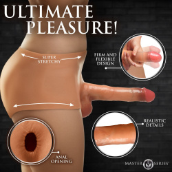 Ramming Briefs Thrusting & Vibrating Silicone Penis Shorts