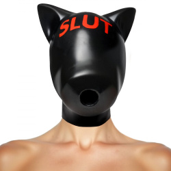 Pup Ear Silicone Sensory Hood - SLUT, SLAVE or DRONE