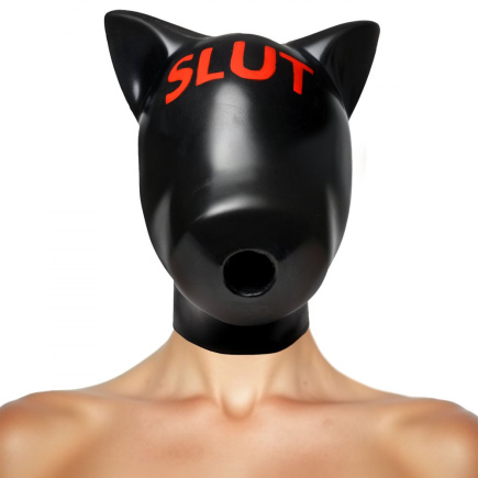 Pup Ear Silicone Sensory Hood - SLUT, SLAVE or DRONE