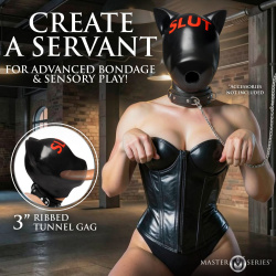 Pup Ear Silicone Sensory Hood - SLUT, SLAVE or DRONE