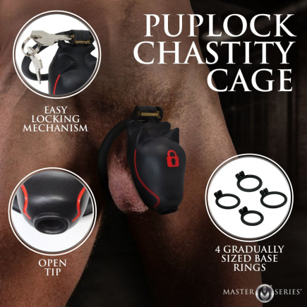 Puplock Chastity Cage