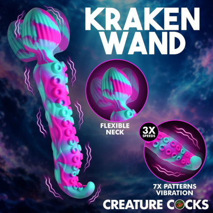 Kraken Wand Dual-Ended Silicone Wand Massager