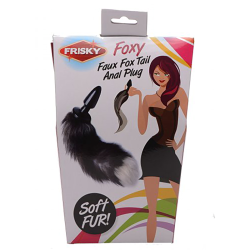 Grey Fox Tail Anal Plug