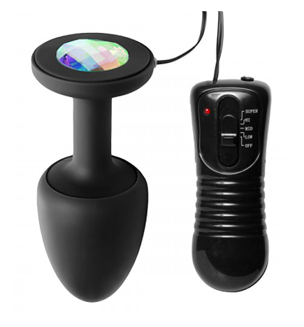 Paragon Gem Accented Vibrating Anal Plug