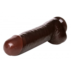 The Forearm Huge Suction Base Dildo (Brown)