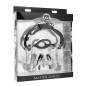 Mutiny Silicone O-Ring Gag with Nipple Clamps Mutiny Silicone O-Ring Gag with Nipple Clamps