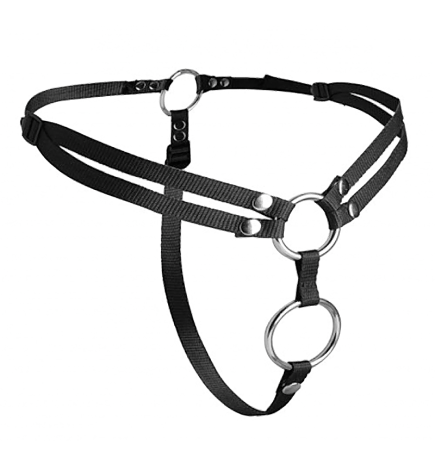 Unity Double Penetration Strap On Harness