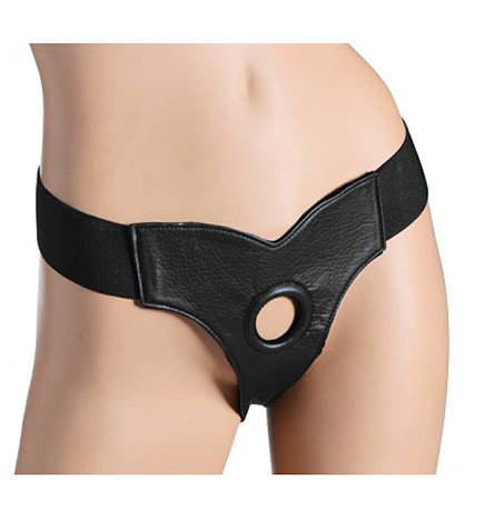 Bella Velvet Lined Elastic Strap On Harness