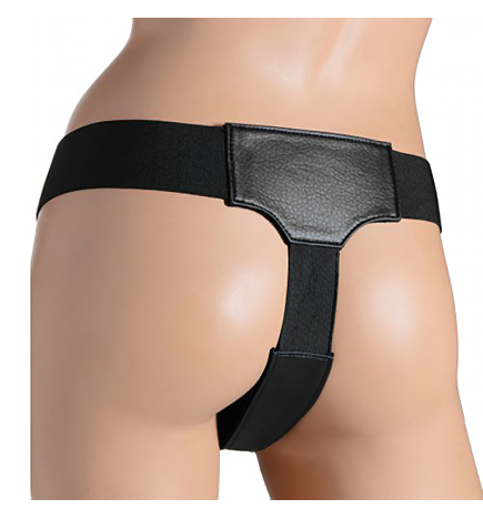 Bella Velvet Lined Elastic Strap On Harness